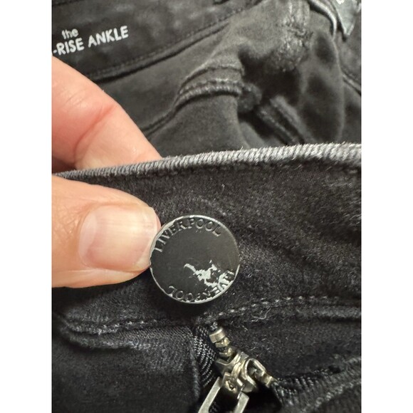 Hudson Womens Jeans High Rise Ankle Size 16/33 Black Stretch Classic Plus EUC - Picture 10 of 10